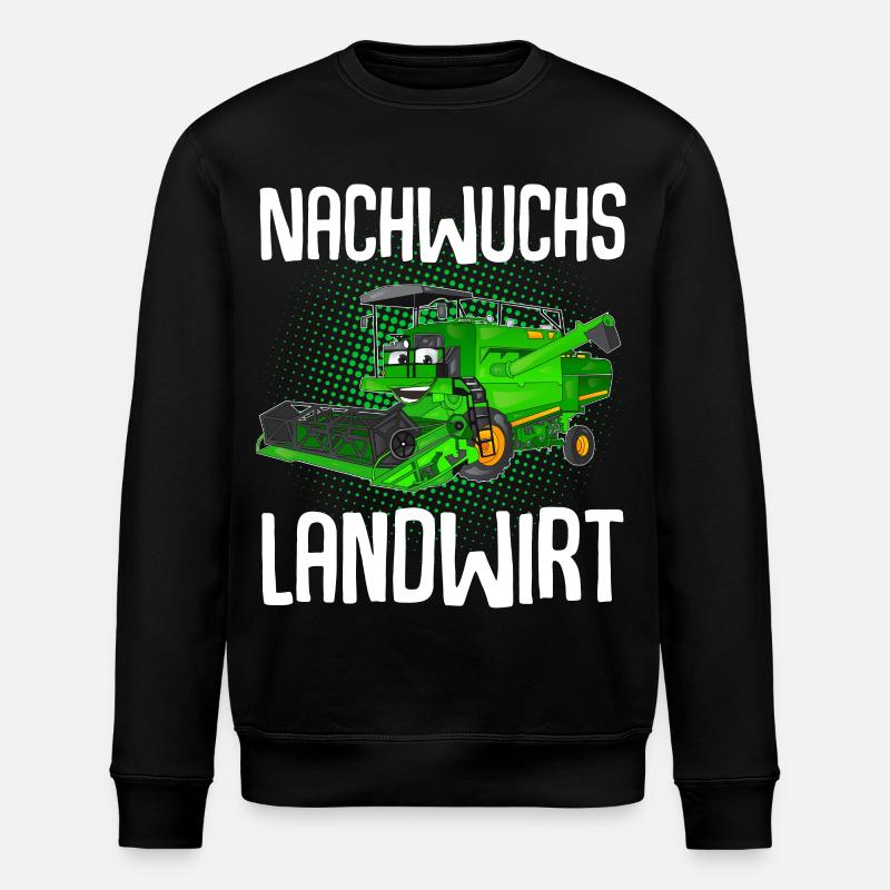 Nachwuchs Landwirt - Stanley/Stella Unisex Bio-Sweatshirt ROLLER - Schwarz