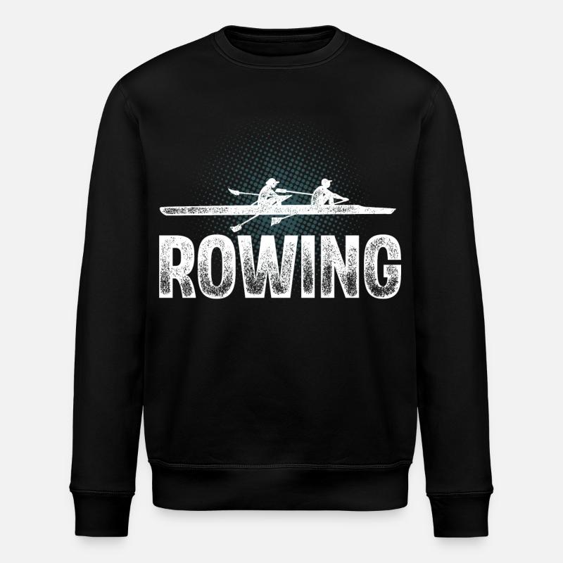 Rameur Rameur Bateau à rames - Sweat bio ROLLER Stanley/Stella Unisexe - noir