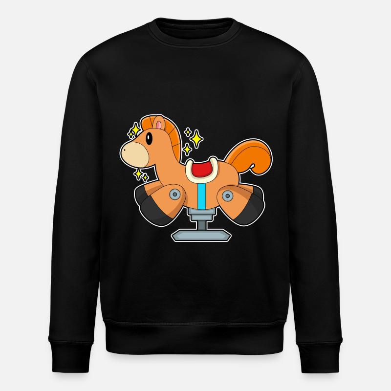 Cheval à bascule - Sweat bio ROLLER Stanley/Stella Unisexe - noir