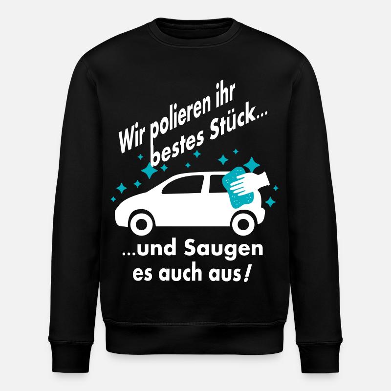 Car Laundry - Stanley/Stella ROLLER Unisex Organic Sweatshirt - black