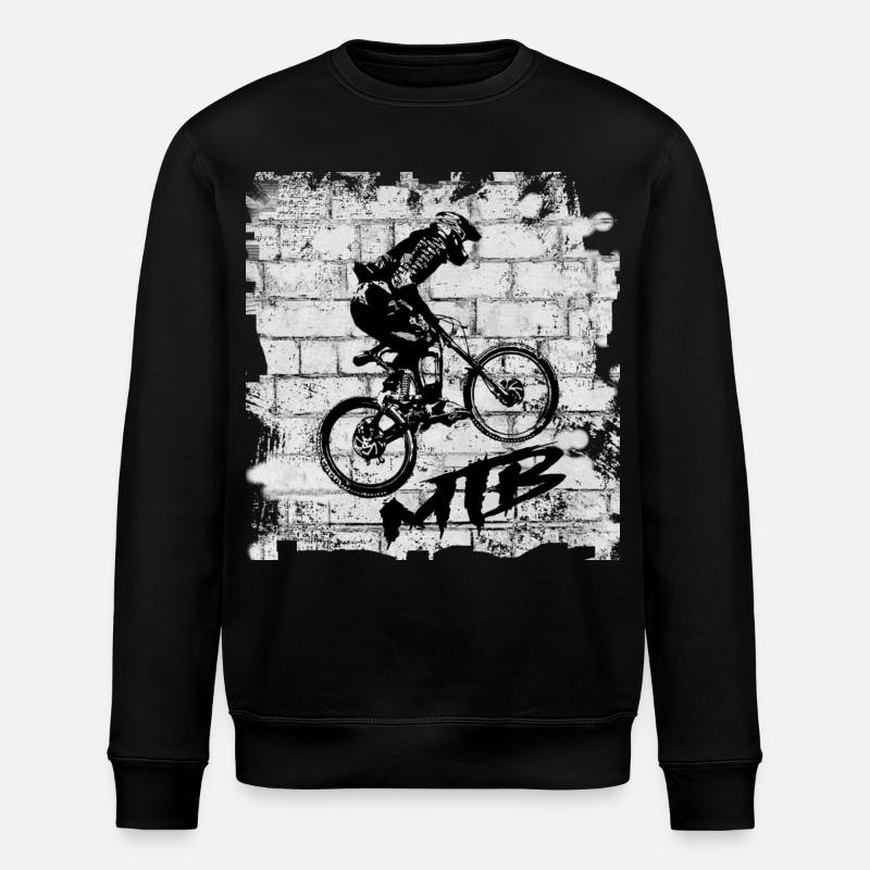 Vélo VTT - Sweat bio ROLLER Stanley/Stella Unisexe - noir