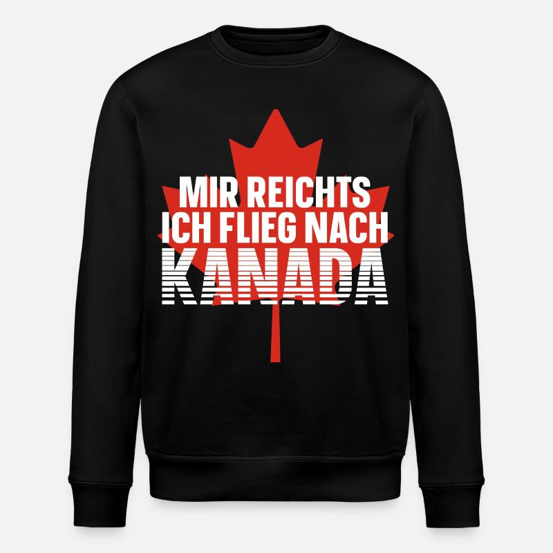 Kanada - Stanley/Stella Unisex Bio-Sweatshirt ROLLER - Schwarz