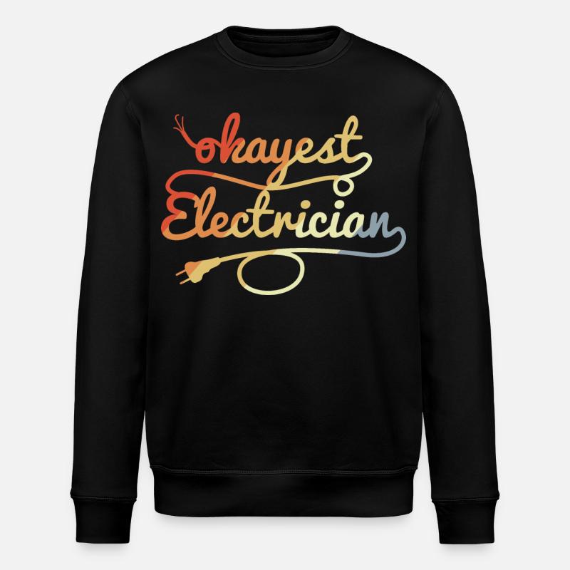 Blague d’électricien - Sweat bio ROLLER Stanley/Stella Unisexe - noir
