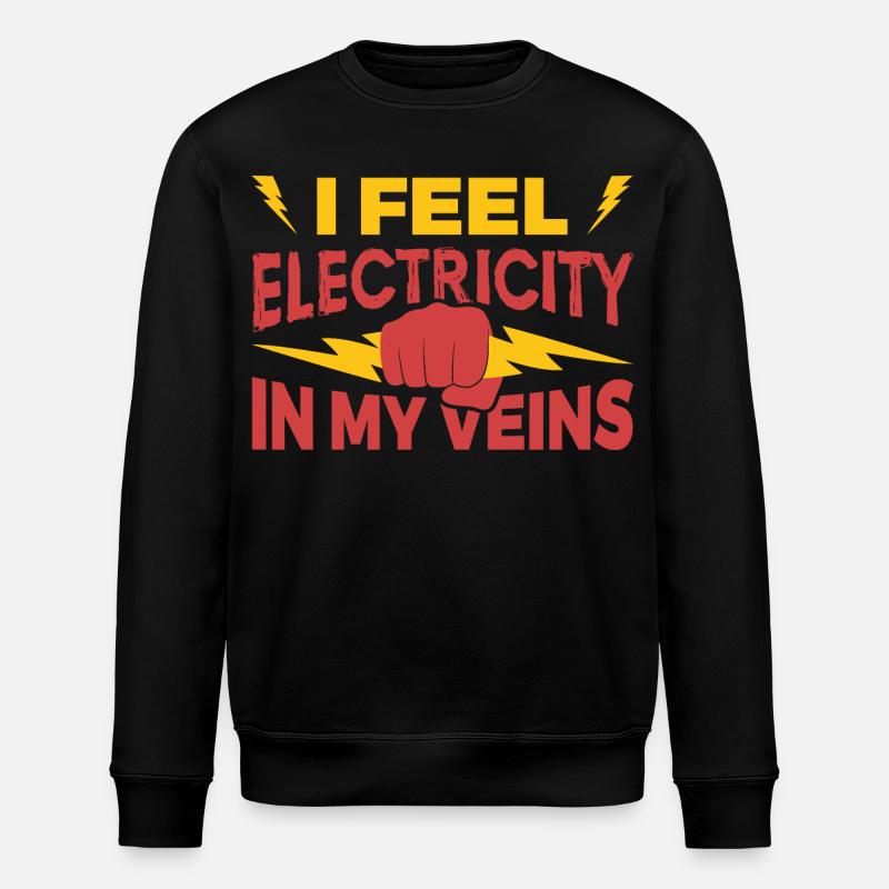 Electrical engineering - Stanley/Stella ROLLER Unisex Organic Sweatshirt - black