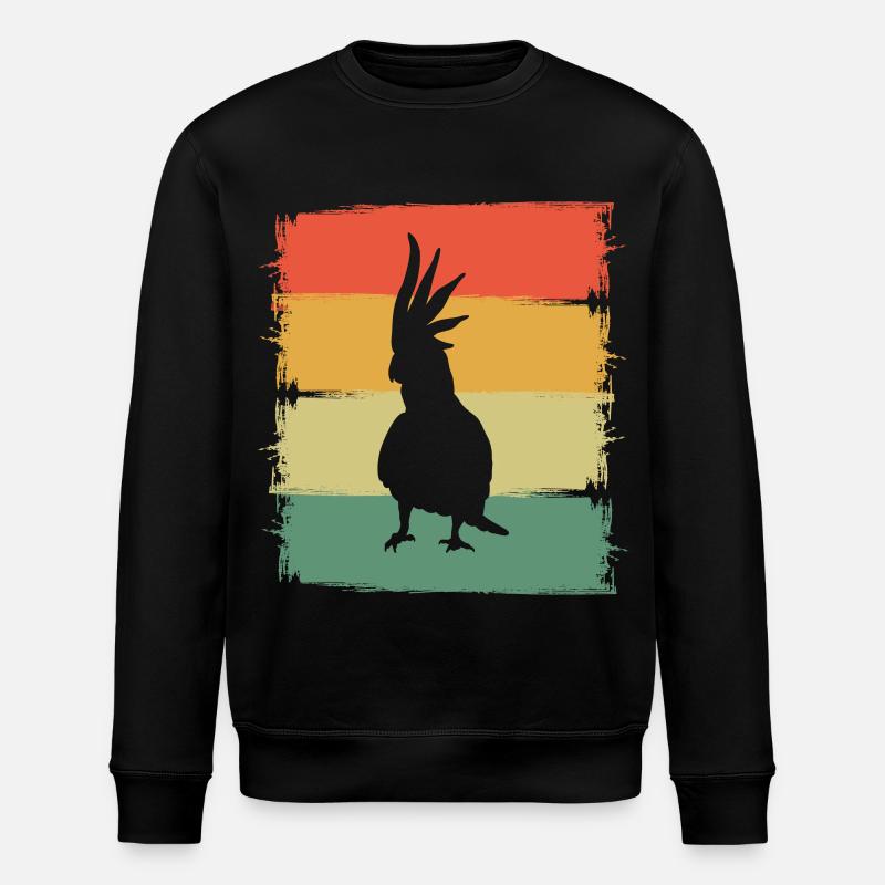 Kakadu - Stanley/Stella Unisex Bio-Sweatshirt ROLLER - Schwarz