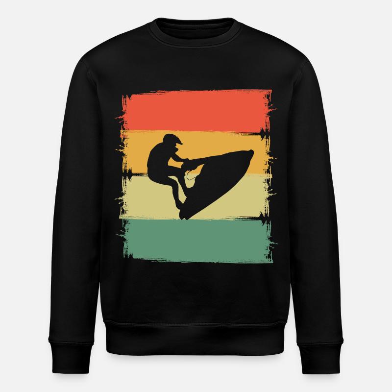 Jet ski - Stanley/Stella ROLLER Unisex Organic Sweatshirt - black