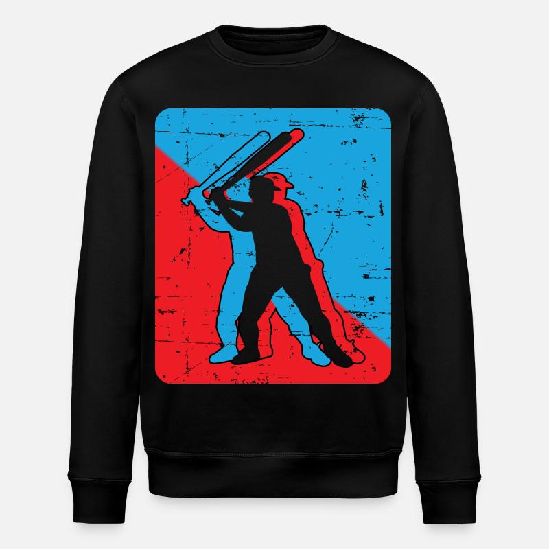 Baseball - Stanley/Stella Unisex Bio-Sweatshirt ROLLER - Schwarz