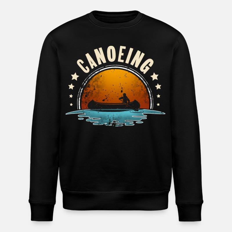 Canoeing Canoeing Canoeing - Stanley/Stella ROLLER Unisex Organic Sweatshirt - black