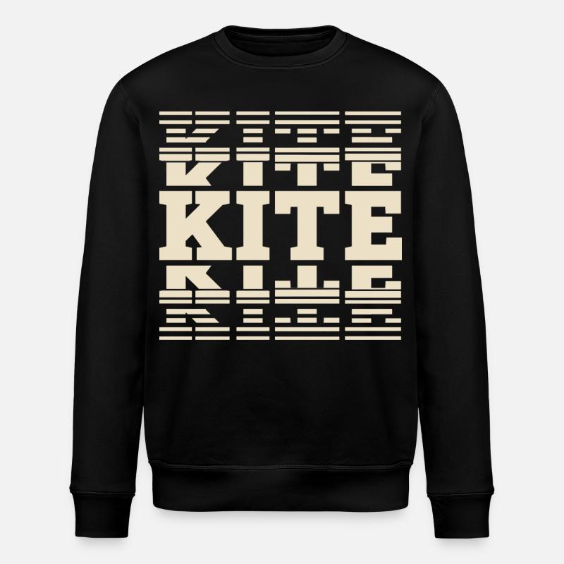 Kitesurfen Kitesurf Kitesurfer Kiteboard - Stanley/Stella Unisex Bio-Sweatshirt ROLLER - Schwarz