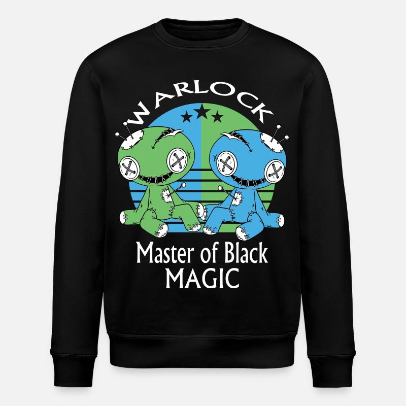Warlock, Voodoo Doll - Stanley/Stella ROLLER Unisex Organic Sweatshirt - black