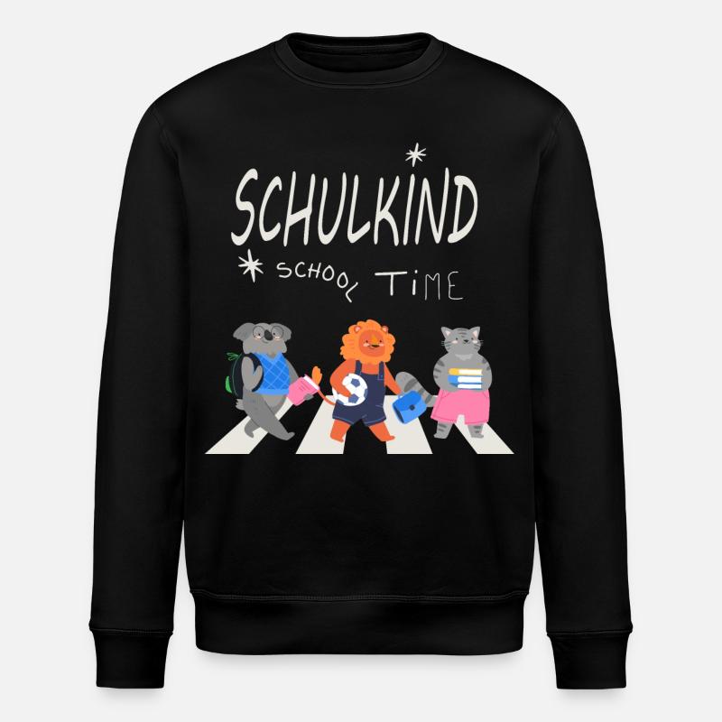 Back to school - Stanley/Stella ROLLER Unisex Organic Sweatshirt - black