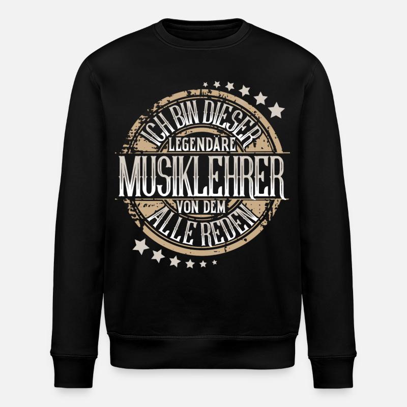 Musiklehrer - Stanley/Stella Unisex Bio-Sweatshirt ROLLER - Schwarz