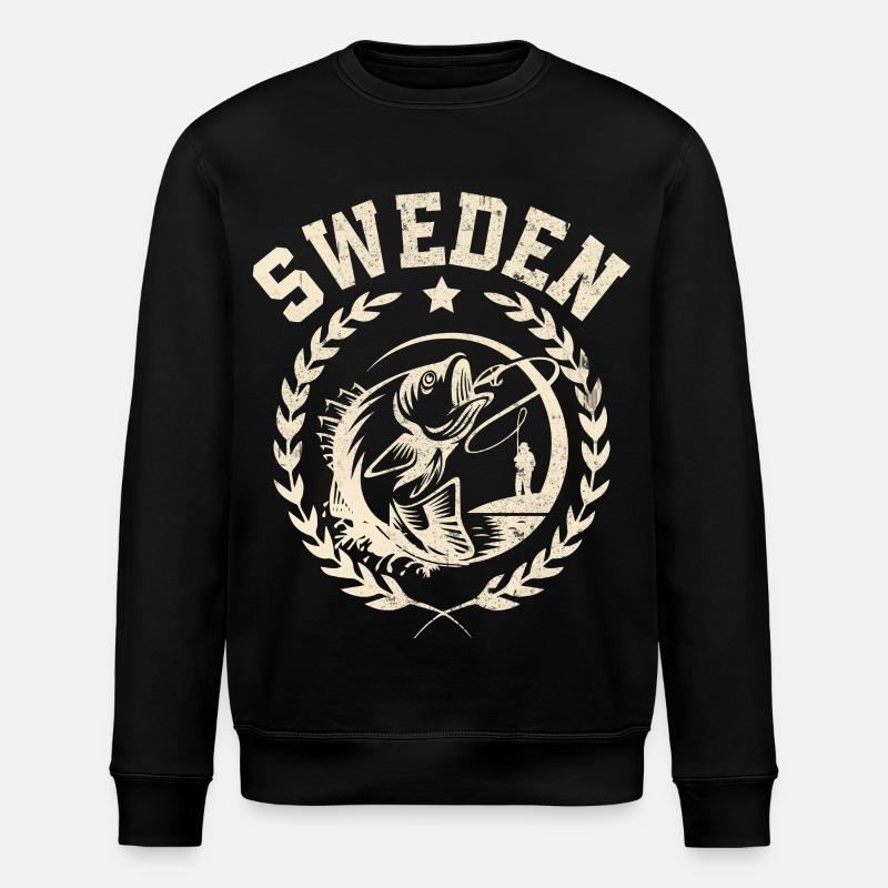 Suède Pêche Pêcheur Pêcheur - Sweat bio ROLLER Stanley/Stella Unisexe - noir
