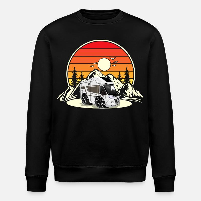 Camping Camper Campen - Sweat bio ROLLER Stanley/Stella Unisexe - noir