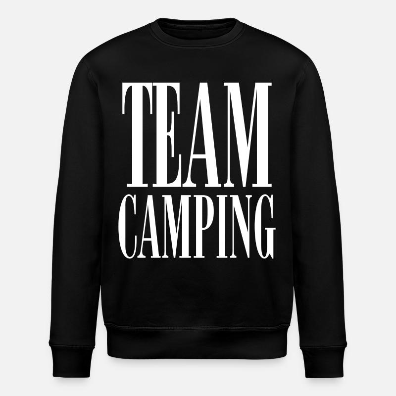 Camping Team Campen Camper - Stanley/Stella ROLLER Unisex Organic Sweatshirt - black