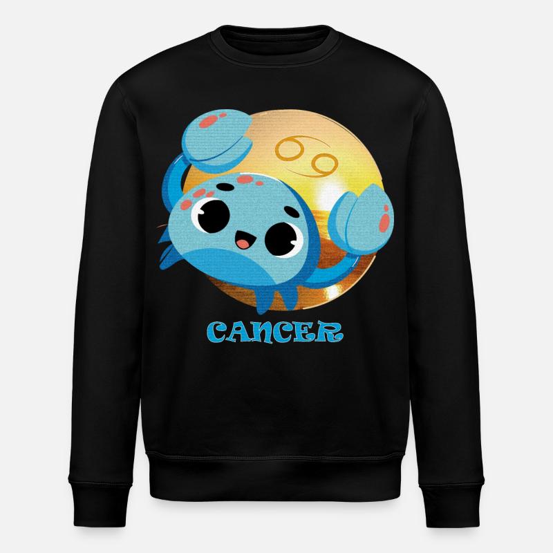 Sternzeichenkrebs - Stanley/Stella Unisex Bio-Sweatshirt ROLLER - Schwarz