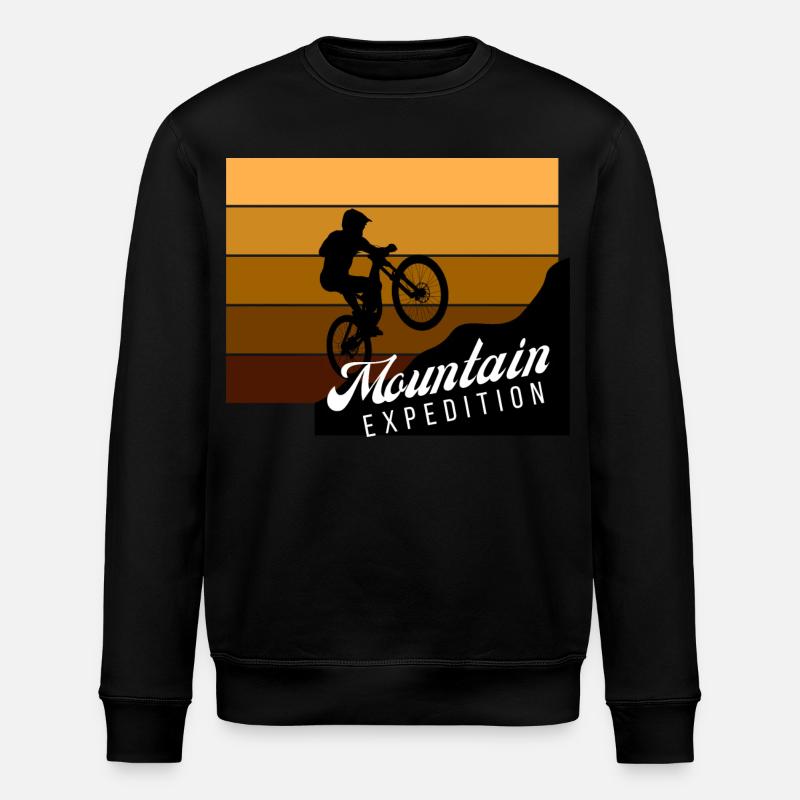 Mountain Expedition Sprung - Stanley/Stella Unisex Bio-Sweatshirt ROLLER - Schwarz