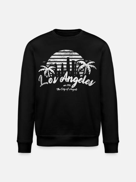 Los Angeles Sunset - Stanley/Stella ROLLER Unisex Organic Sweatshirt - black