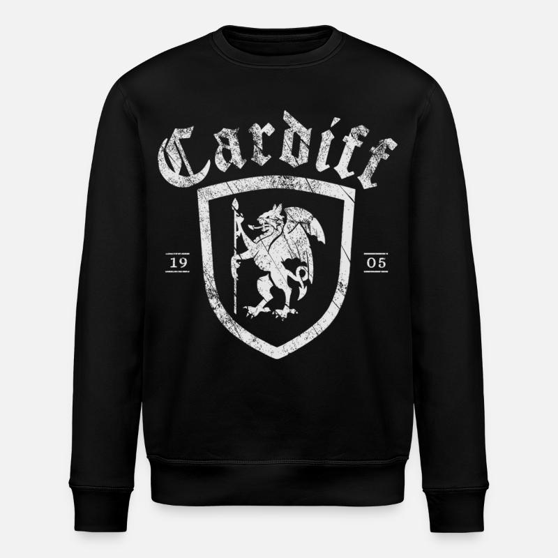 Cardiff - Sweat bio ROLLER Stanley/Stella Unisexe - noir