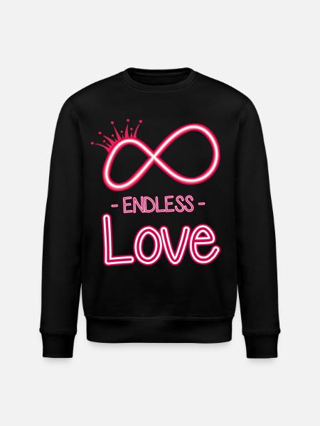 symbole de l’amour éternel - Sweat bio ROLLER Stanley/Stella Unisexe - noir