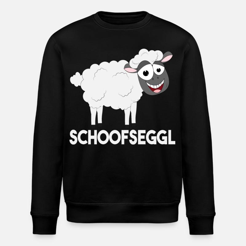 Schwäbisch Schoofseggl - Stanley/Stella Unisex Bio-Sweatshirt ROLLER - Schwarz