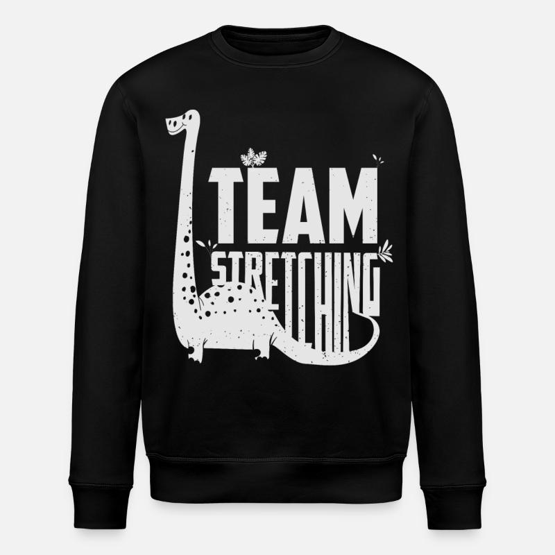 Dino Stretching Team - Stanley/Stella Unisex Bio-Sweatshirt ROLLER - Schwarz