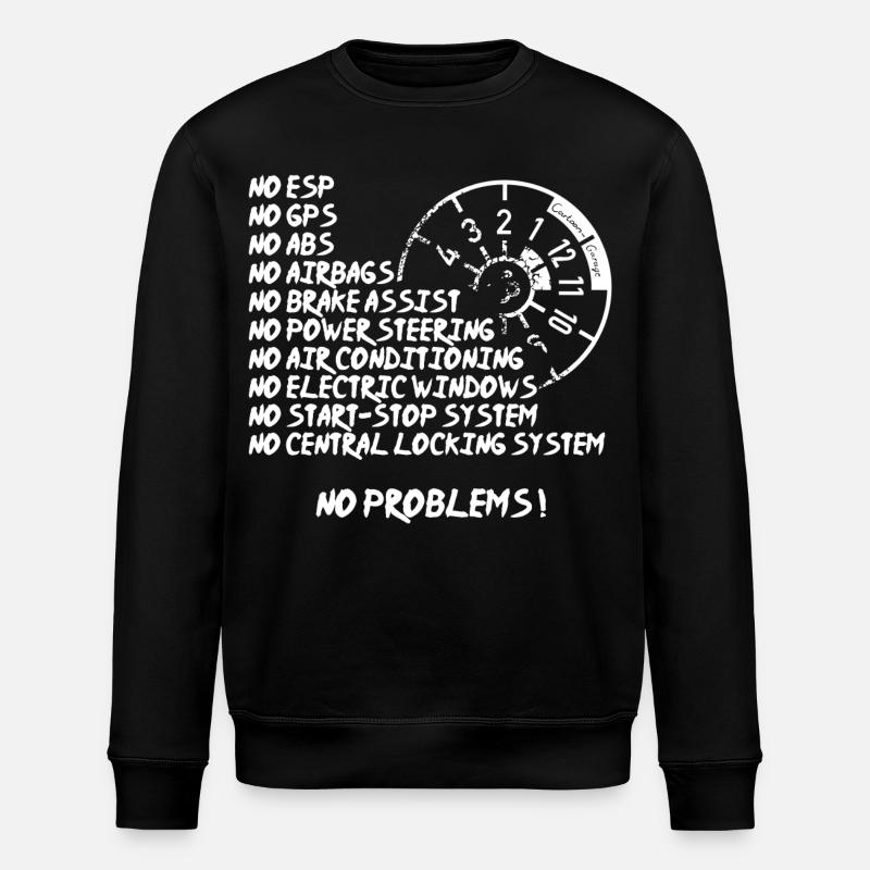No Problems - Stanley/Stella Unisex Bio-Sweatshirt ROLLER - Schwarz