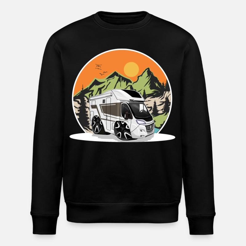 Camping Camper Campen - Sweat bio ROLLER Stanley/Stella Unisexe - noir