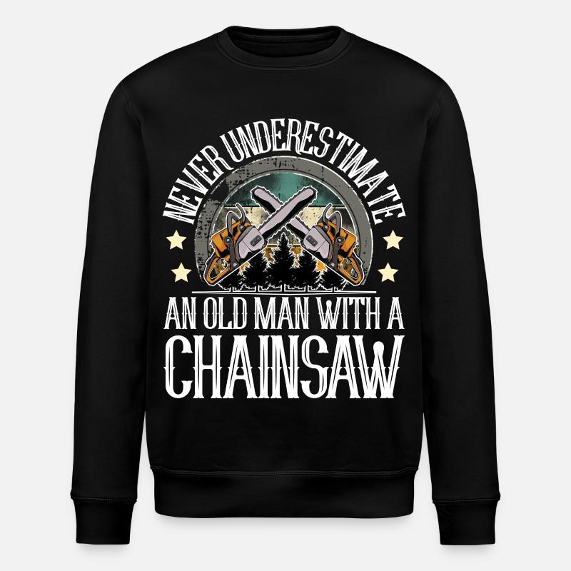 Bûcheron - Sweat bio ROLLER Stanley/Stella Unisexe - noir