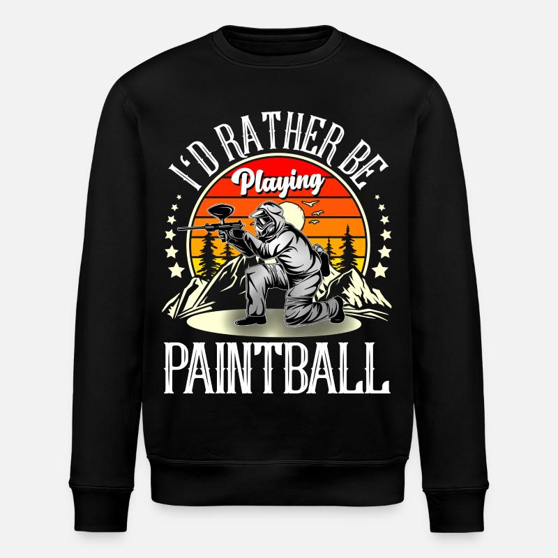 Paintball - Sweat bio ROLLER Stanley/Stella Unisexe - noir