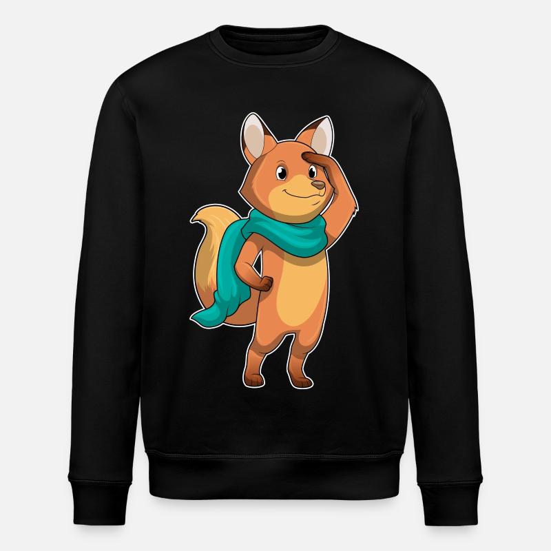 Fuchs Schal - Stanley/Stella Unisex Bio-Sweatshirt ROLLER - Schwarz
