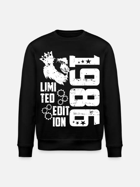 1986 Born Édition Limitée - Sweat bio ROLLER Stanley/Stella Unisexe - noir