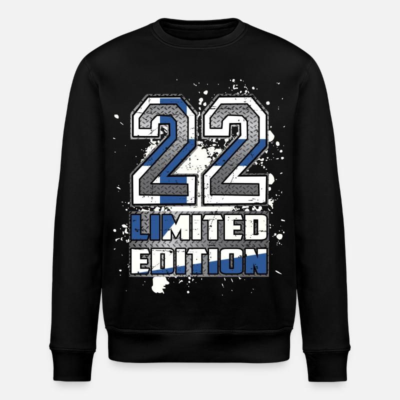 Finnland Limited Edition 22 - Stanley/Stella Unisex Bio-Sweatshirt ROLLER - Schwarz