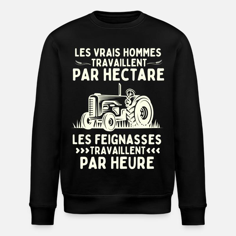 HUMOUR AGRICULTURE - Sweat bio ROLLER Stanley/Stella Unisexe - noir