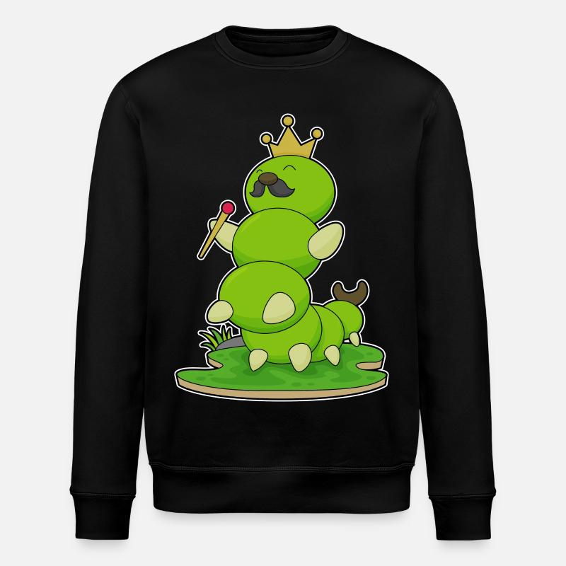 Raupe Krone - Stanley/Stella Unisex Bio-Sweatshirt ROLLER - Schwarz