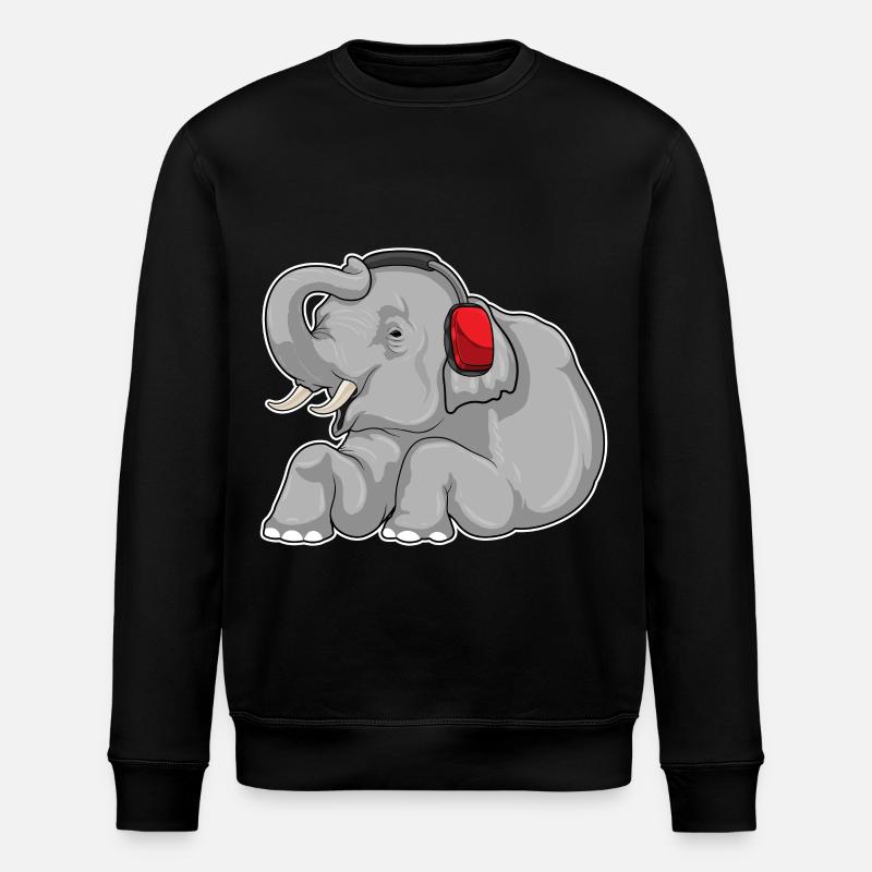 Casque Elephant Music - Sweat bio ROLLER Stanley/Stella Unisexe - noir