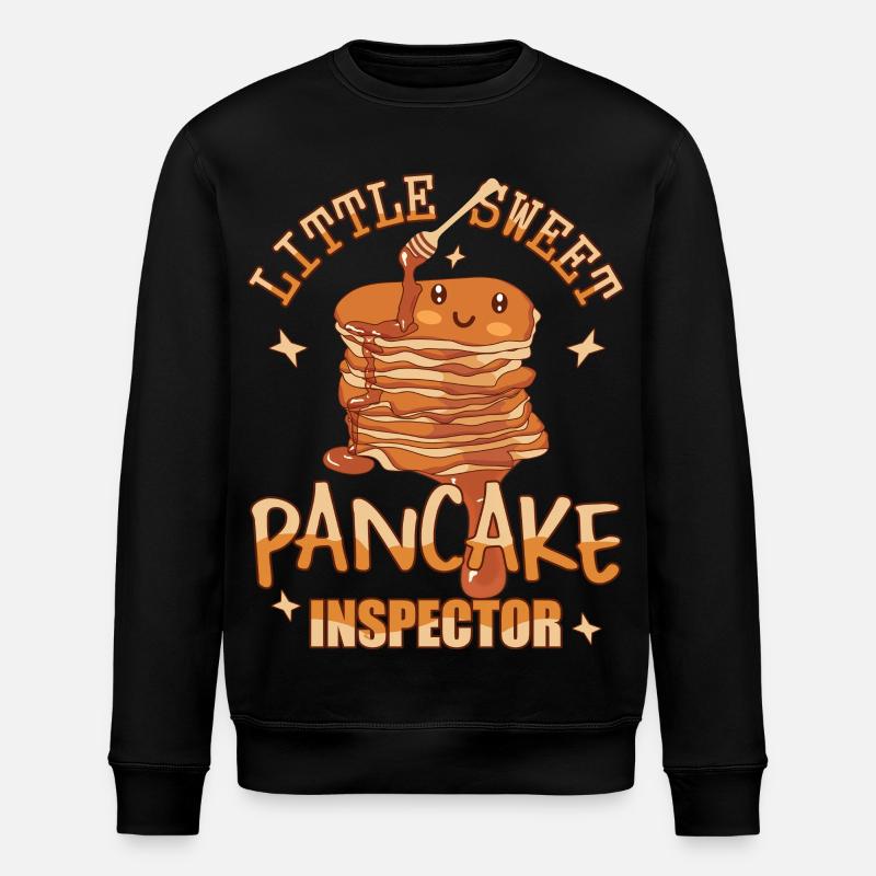 Pancake Inspector - Stanley/Stella ROLLER Unisex Organic Sweatshirt - black