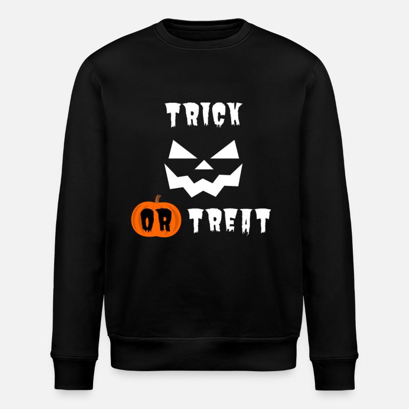 Halloween Trick oder Treat - Stanley/Stella Unisex Bio-Sweatshirt ROLLER - Schwarz