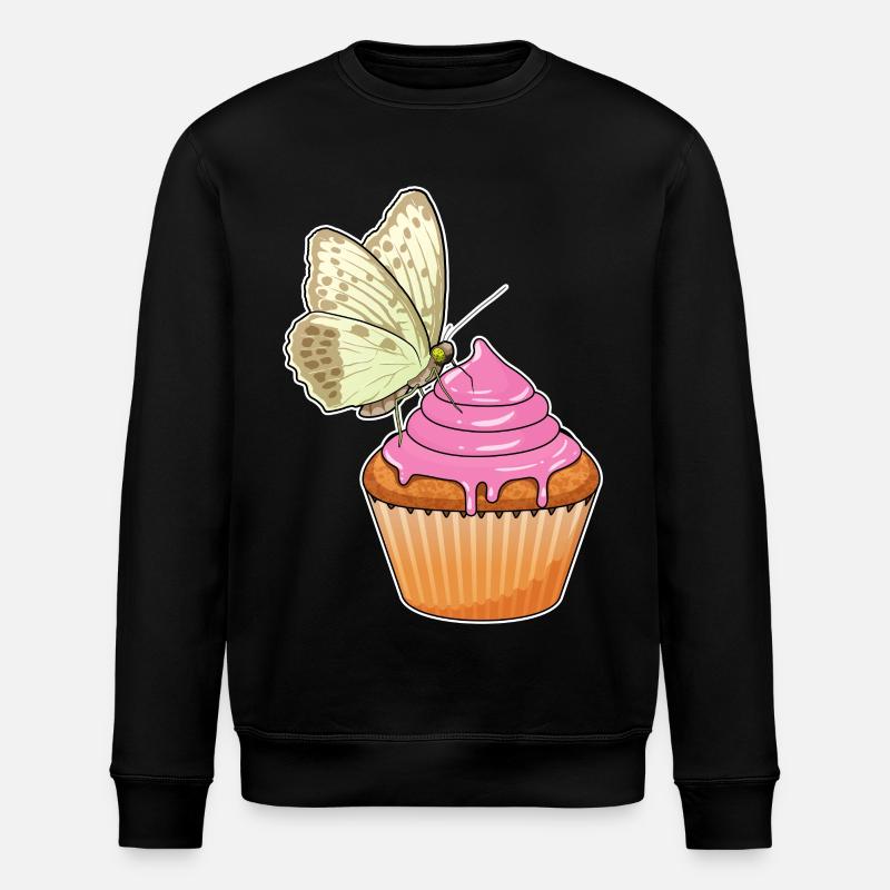 Muffin papillon - Sweat bio ROLLER Stanley/Stella Unisexe - noir