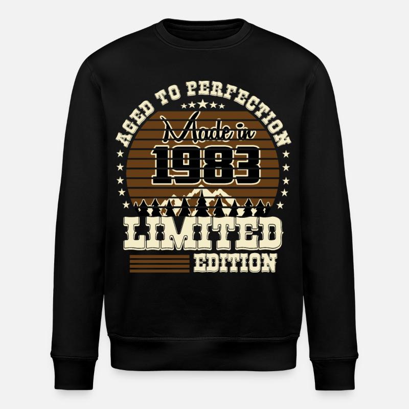 1983 Limited Edition - Stanley/Stella Unisex Bio-Sweatshirt ROLLER - Schwarz