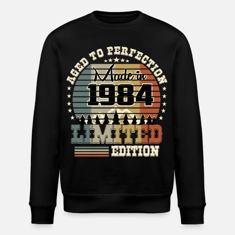 Édition limitée 1984 - Sweat bio ROLLER Stanley/Stella Unisexe - noir