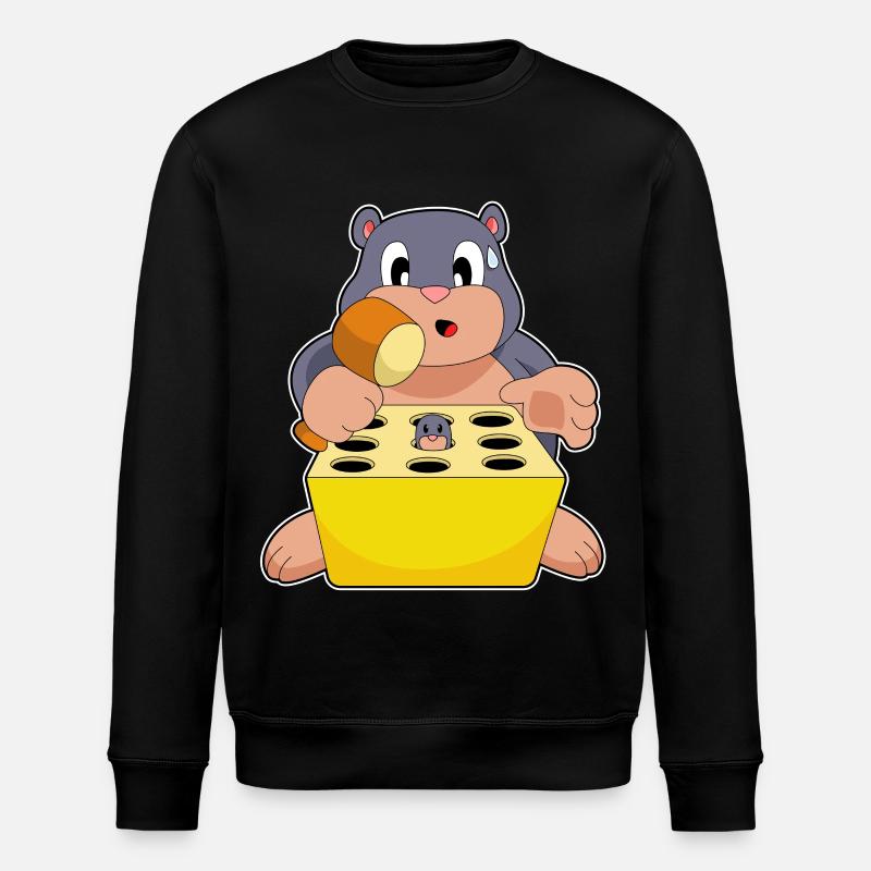 Mole Game - Stanley/Stella ROLLER Unisex Organic Sweatshirt - black