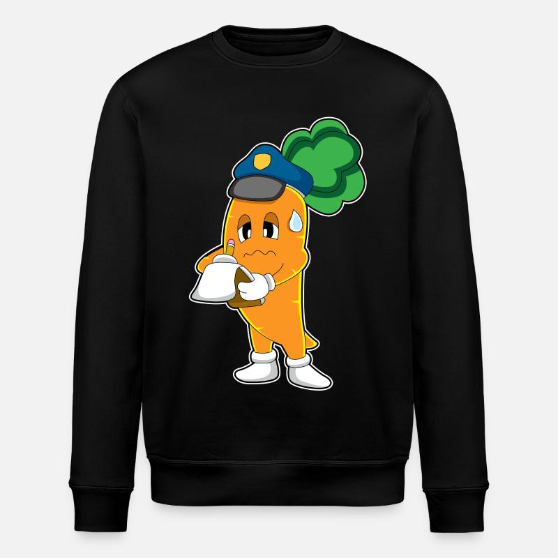 Carrot Politesse Billets - Sweat bio ROLLER Stanley/Stella Unisexe - noir