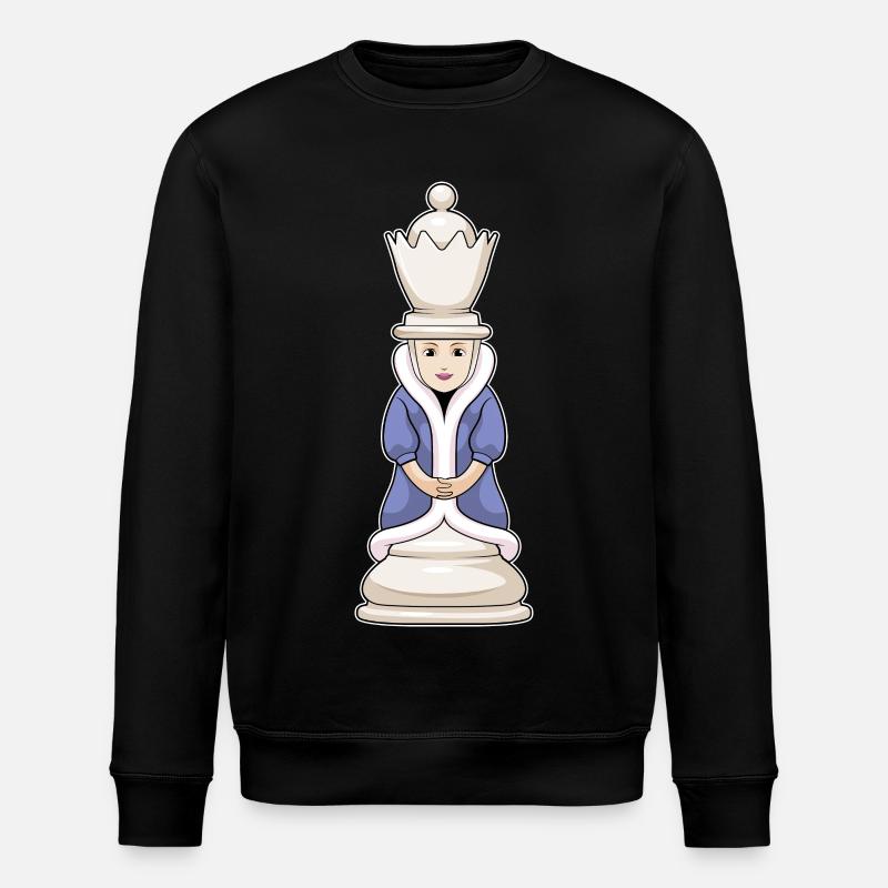 Pièce d’échecs Queen Chess - Sweat bio ROLLER Stanley/Stella Unisexe - noir