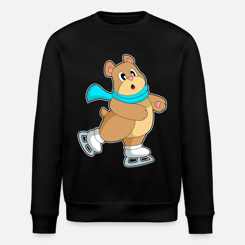 Patins à glace Bear - Sweat bio ROLLER Stanley/Stella Unisexe - noir