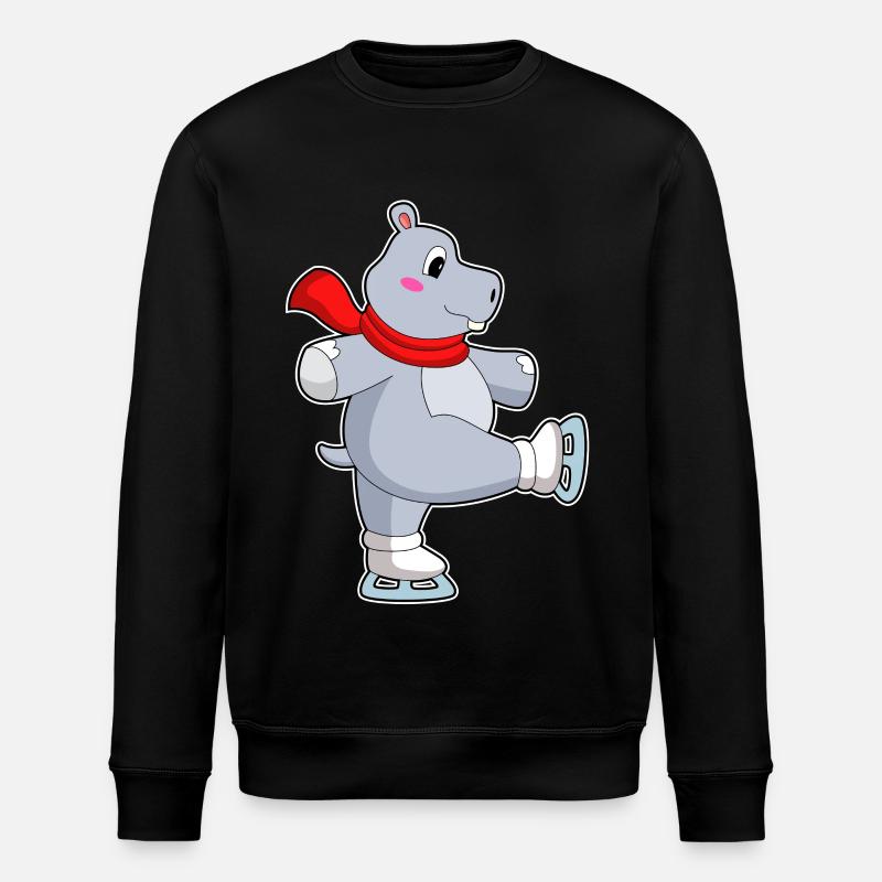 Patins à glace Hippo - Sweat bio ROLLER Stanley/Stella Unisexe - noir