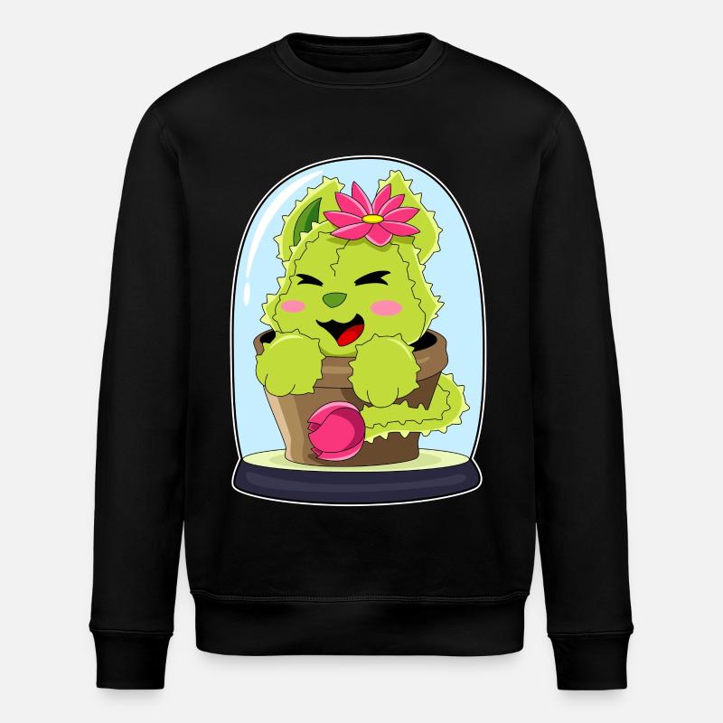 Cactus chat - Sweat bio ROLLER Stanley/Stella Unisexe - noir