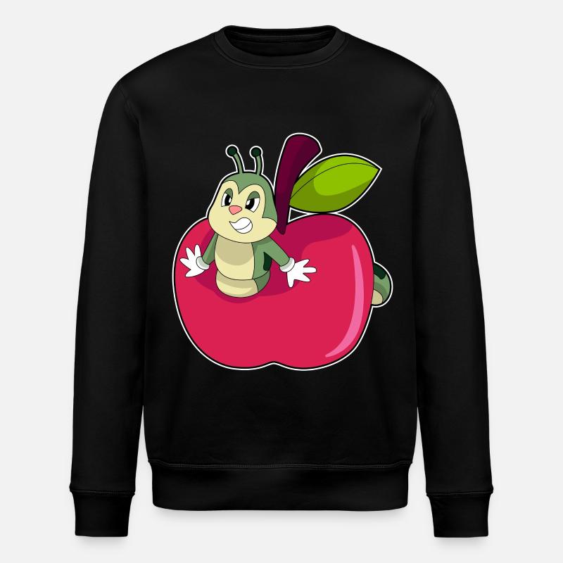 Caterpillar Apple - Sweat bio ROLLER Stanley/Stella Unisexe - noir