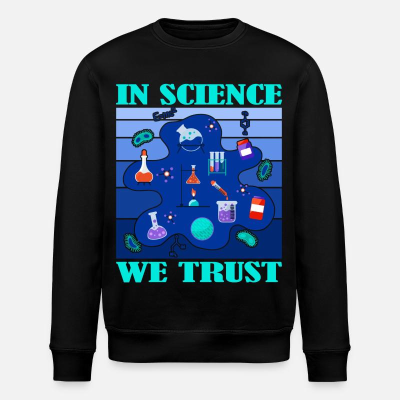 Science Research Laboratory Studies - Stanley/Stella ROLLER Unisex Organic Sweatshirt - black