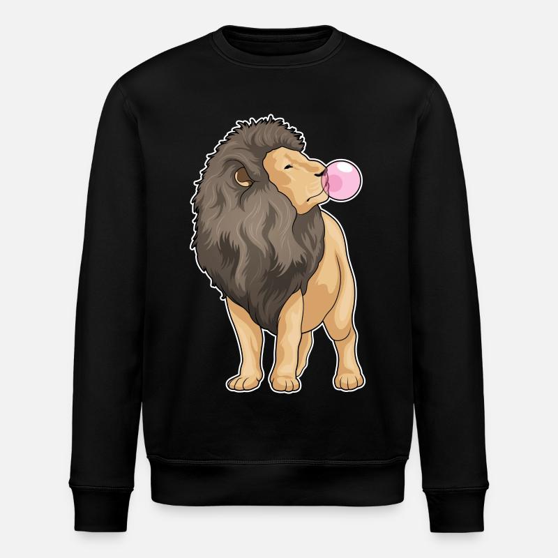 Löwe Kaugummi - Stanley/Stella Unisex Bio-Sweatshirt ROLLER - Schwarz
